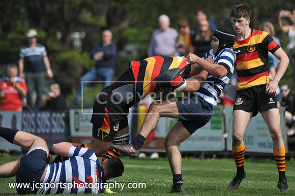 Blackrock RFC 28 Sligo RFC 27; AIL Playoff; 20th April 2019; Stradbrook Road