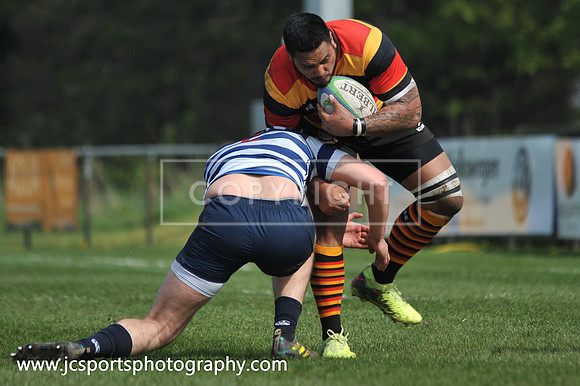 Blackrock RFC 28 Sligo RFC 27; AIL Playoff; 20th April 2019; Stradbrook Road