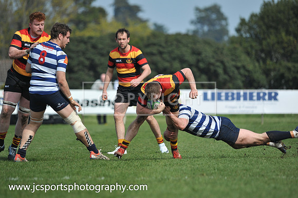 Blackrock RFC 28 Sligo RFC 27; AIL Playoff; 20th April 2019; Stradbrook Road
