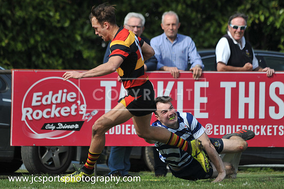 Blackrock RFC 28 Sligo RFC 27; AIL Playoff; 20th April 2019; Stradbrook Road