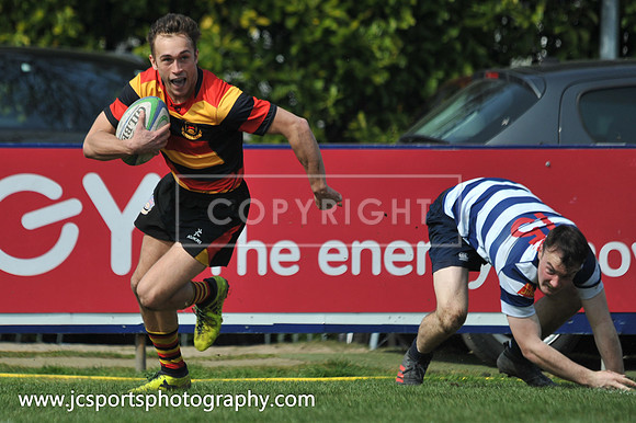 Blackrock RFC 28 Sligo RFC 27; AIL Playoff; 20th April 2019; Stradbrook Road