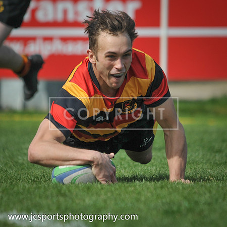 Blackrock RFC 28 Sligo RFC 27; AIL Playoff; 20th April 2019; Stradbrook Road