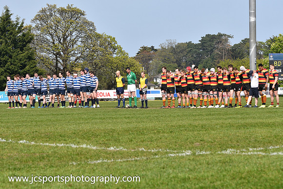 Blackrock RFC 28 Sligo RFC 27; AIL Playoff; 20th April 2019; Stradbrook Road
