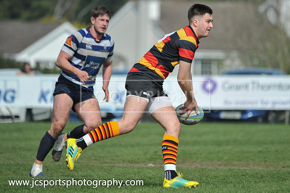 Blackrock RFC 28 Sligo RFC 27; AIL Playoff; 20th April 2019; Stradbrook Road