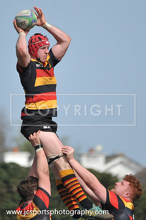 Blackrock RFC 28 Sligo RFC 27; AIL Playoff; 20th April 2019; Stradbrook Road