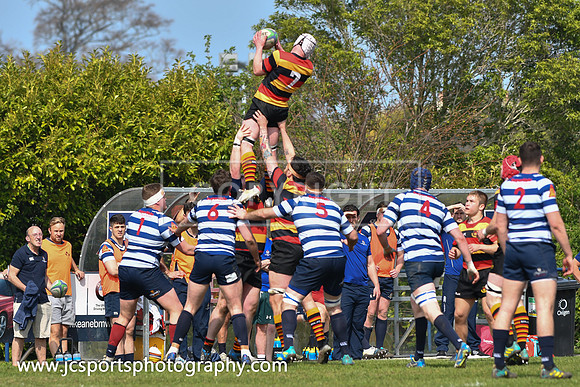 Blackrock RFC 28 Sligo RFC 27; AIL Playoff; 20th April 2019; Stradbrook Road