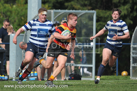 Blackrock RFC 28 Sligo RFC 27; AIL Playoff; 20th April 2019; Stradbrook Road