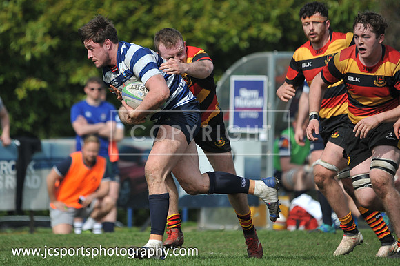 Blackrock RFC 28 Sligo RFC 27; AIL Playoff; 20th April 2019; Stradbrook Road