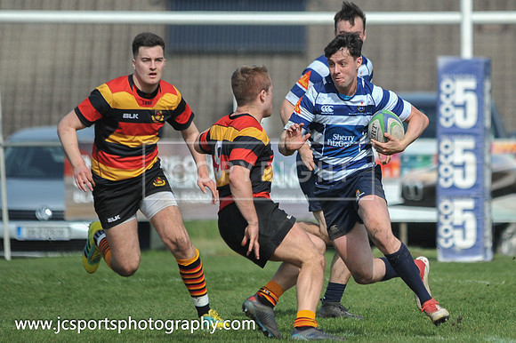 Blackrock RFC 28 Sligo RFC 27; AIL Playoff; 20th April 2019; Stradbrook Road