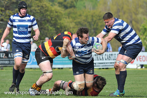Blackrock RFC 28 Sligo RFC 27; AIL Playoff; 20th April 2019; Stradbrook Road