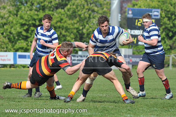 Blackrock RFC 28 Sligo RFC 27; AIL Playoff; 20th April 2019; Stradbrook Road