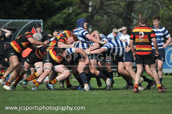 Blackrock RFC 28 Sligo RFC 27; AIL Playoff; 20th April 2019; Stradbrook Road