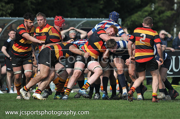 Blackrock RFC 28 Sligo RFC 27; AIL Playoff; 20th April 2019; Stradbrook Road