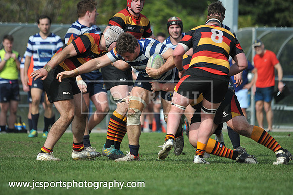 Blackrock RFC 28 Sligo RFC 27; AIL Playoff; 20th April 2019; Stradbrook Road