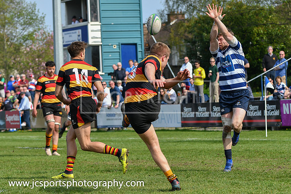 Blackrock RFC 28 Sligo RFC 27; AIL Playoff; 20th April 2019; Stradbrook Road