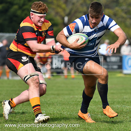 Blackrock RFC 28 Sligo RFC 27; AIL Playoff; 20th April 2019; Stradbrook Road