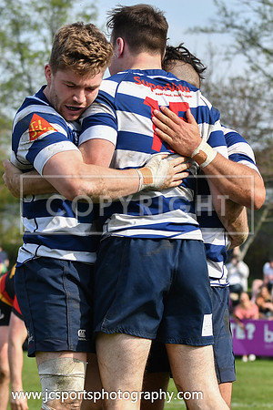 Blackrock RFC 28 Sligo RFC 27; AIL Playoff; 20th April 2019; Stradbrook Road
