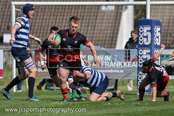 Blackrock RFC 21 Rainey Old Boys RFC 35; AIL Playoff; April 27th 2019