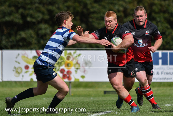 Blackrock RFC 21 Rainey Old Boys RFC 35; AIL Playoff; April 27th 2019