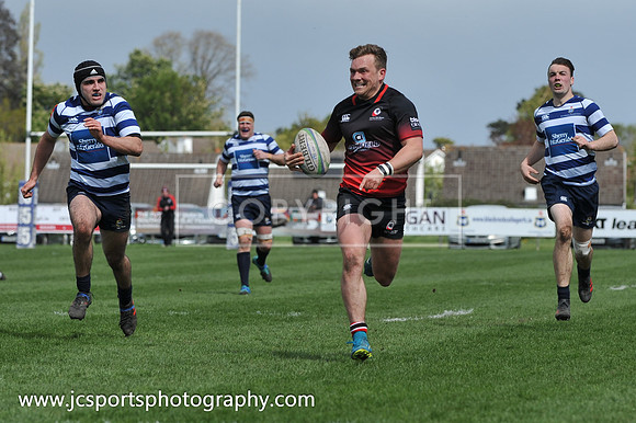 Blackrock RFC 21 Rainey Old Boys RFC 35; AIL Playoff; April 27th 2019