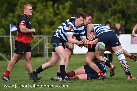 Blackrock RFC 21 Rainey Old Boys RFC 35; AIL Playoff; April 27th 2019
