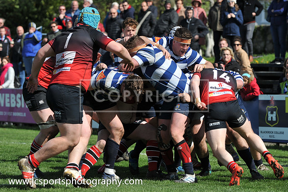 Blackrock RFC 21 Rainey Old Boys RFC 35; AIL Playoff; April 27th 2019