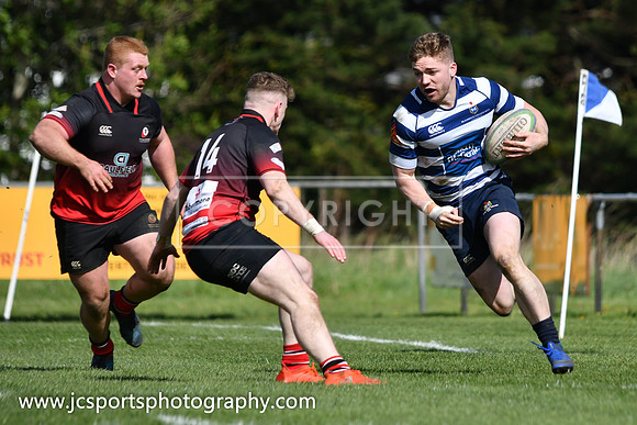 Blackrock RFC 21 Rainey Old Boys RFC 35; AIL Playoff; April 27th 2019