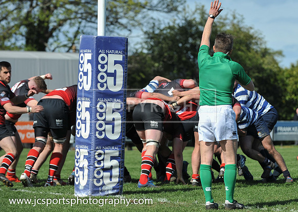 Blackrock RFC 21 Rainey Old Boys RFC 35; AIL Playoff; April 27th 2019