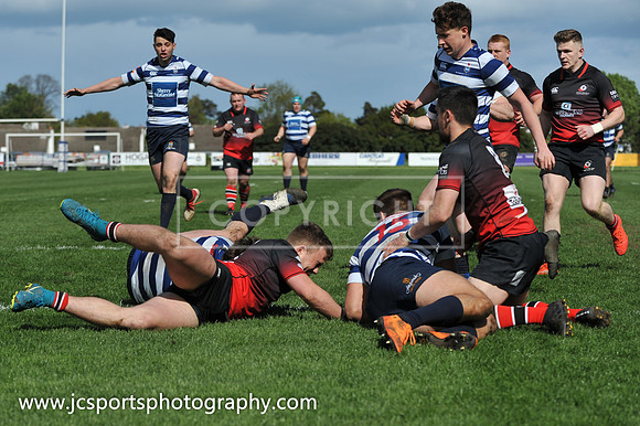 Blackrock RFC 21 Rainey Old Boys RFC 35; AIL Playoff; April 27th 2019