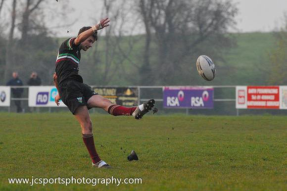 DLSP FC 18.5s 15 Coolmine RFC 18.5s 14; Thursday 18th April; Metro Cup Semi-Final