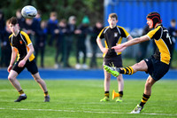 Patrician’s outhalf Joshua O’Keefe opening the scoring with this first half penalty before going off injured soon after.