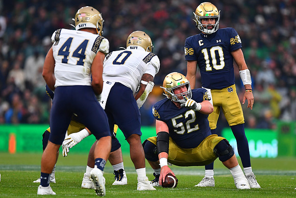 Zeke Correll of Notre Dame.