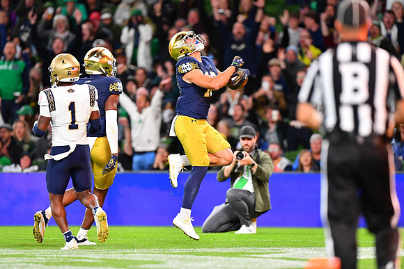 Jayden Greathouse jumps for joy.
