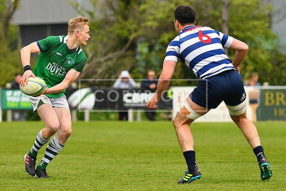 AIL 2B Promotion playoff. Greystones RFC v Blackrock College RFC. Saturday 30th April. Dr Hickey Park.