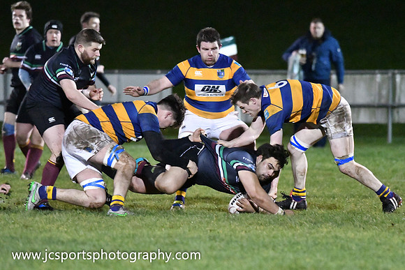 DLSP 10 Monkstown 13; Leinster League 1B; Friday 7th December
