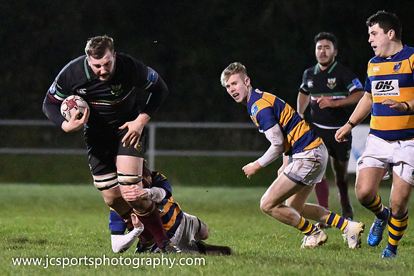 DLSP 10 Monkstown 13; Leinster League 1B; Friday 7th December