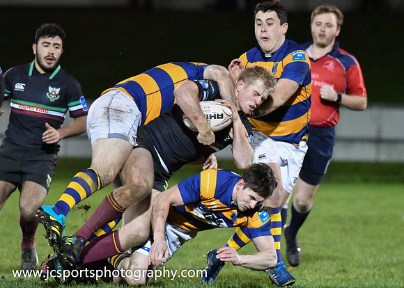 DLSP 10 Monkstown 13; Leinster League 1B; Friday 7th December