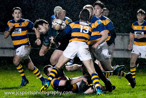 DLSP 10 Monkstown 13; Leinster League 1B; Friday 7th December