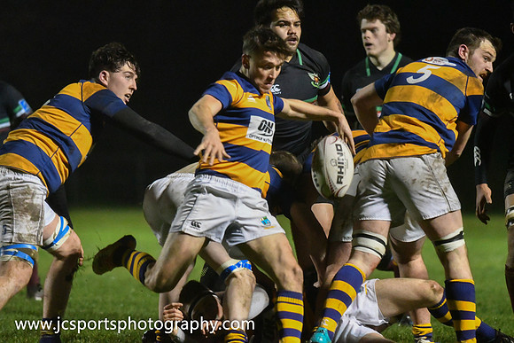 DLSP 10 Monkstown 13; Leinster League 1B; Friday 7th December
