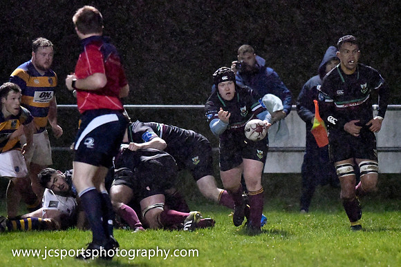 DLSP 10 Monkstown 13; Leinster League 1B; Friday 7th December