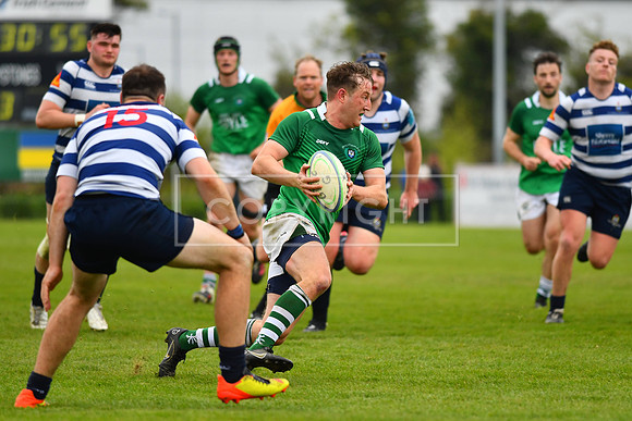 AIL 2B Promotion playoff. Greystones RFC v Blackrock College RFC. Saturday 30th April. Dr Hickey Park.