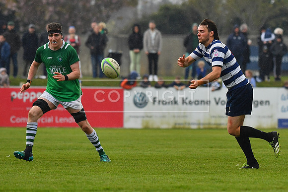 AIL 2B Promotion playoff. Greystones RFC v Blackrock College RFC. Saturday 30th April. Dr Hickey Park.