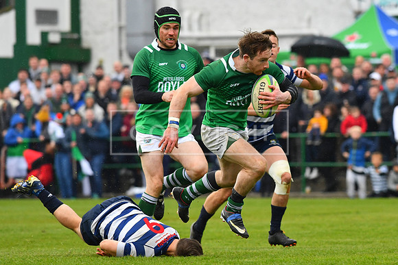 AIL 2B Promotion playoff. Greystones RFC v Blackrock College RFC. Saturday 30th April. Dr Hickey Park.
