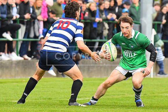 AIL 2B Promotion playoff. Greystones RFC v Blackrock College RFC. Saturday 30th April. Dr Hickey Park.