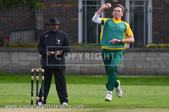 Railway Union v Pembroke; LHW Financial Planning Senior League Cup Semi-final; Saturday 5th September