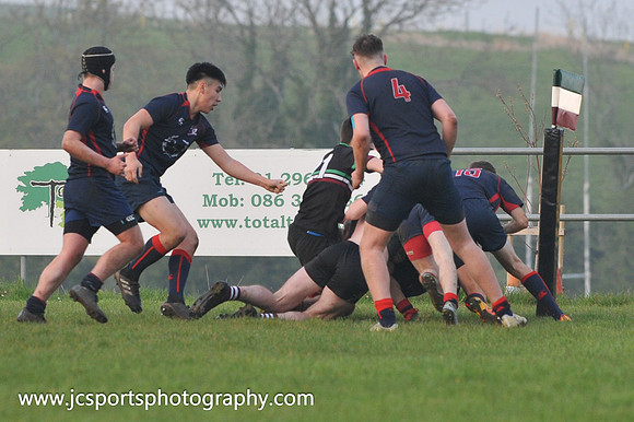 DLSP FC 18.5s 15 Coolmine RFC 18.5s 14; Thursday 18th April; Metro Cup Semi-Final