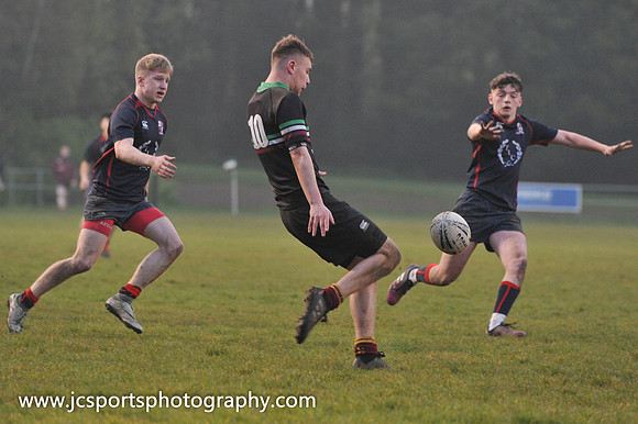 DLSP FC 18.5s 15 Coolmine RFC 18.5s 14; Thursday 18th April; Metro Cup Semi-Final