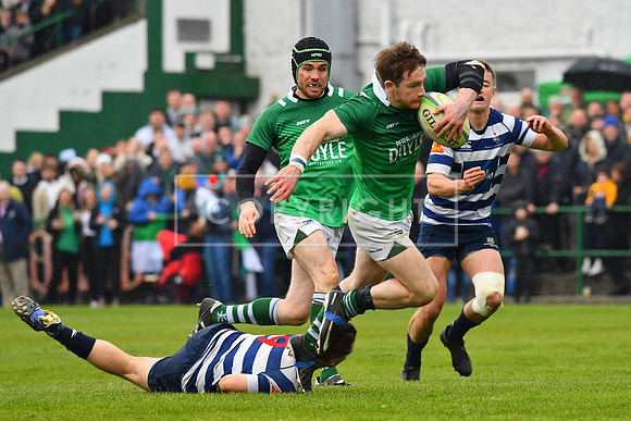 AIL 2B Promotion playoff. Greystones RFC v Blackrock College RFC. Saturday 30th April. Dr Hickey Park.