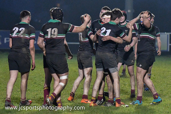 DLSP FC 18.5s 15 Coolmine RFC 18.5s 14; Thursday 18th April; Metro Cup Semi-Final