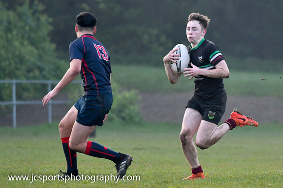 DLSP FC 18.5s 15 Coolmine RFC 18.5s 14; Thursday 18th April; Metro Cup Semi-Final